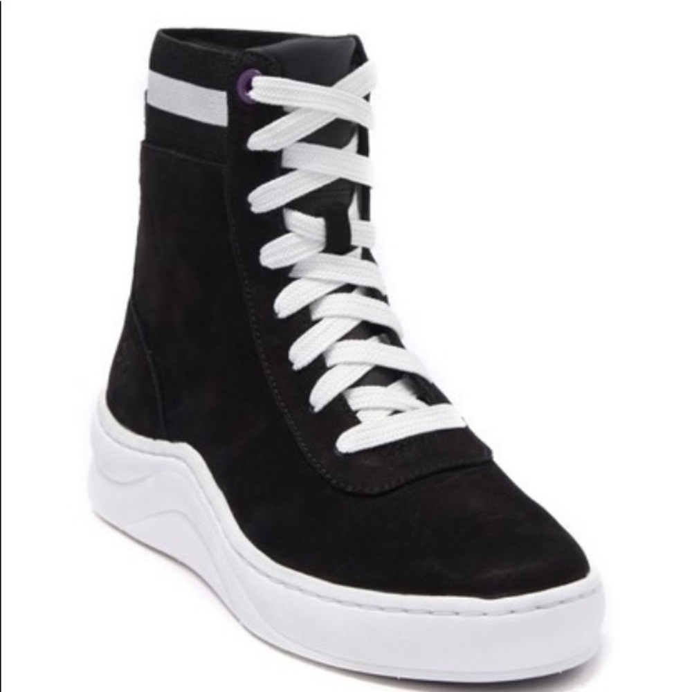 Timberland Ruby Ann Leather Sneaker Boot Women 9.5 - Picture 5 of 9